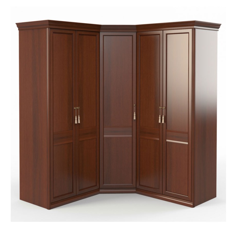 Шкаф угловой для одежды в спальню