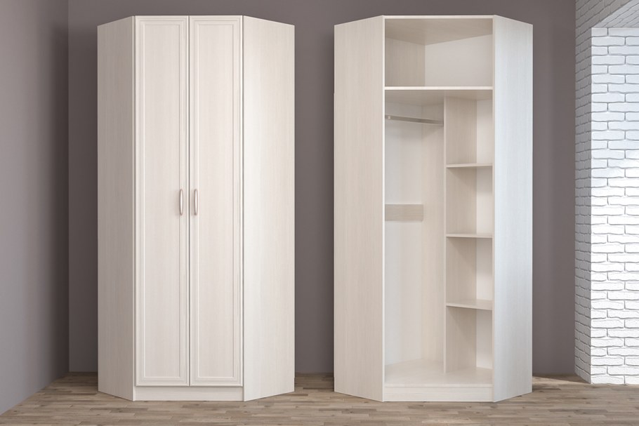 Колибри шкаф угловой бодега белая (Диал)