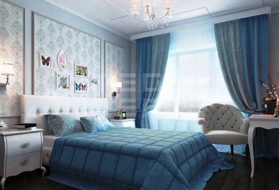 Голубая спальня