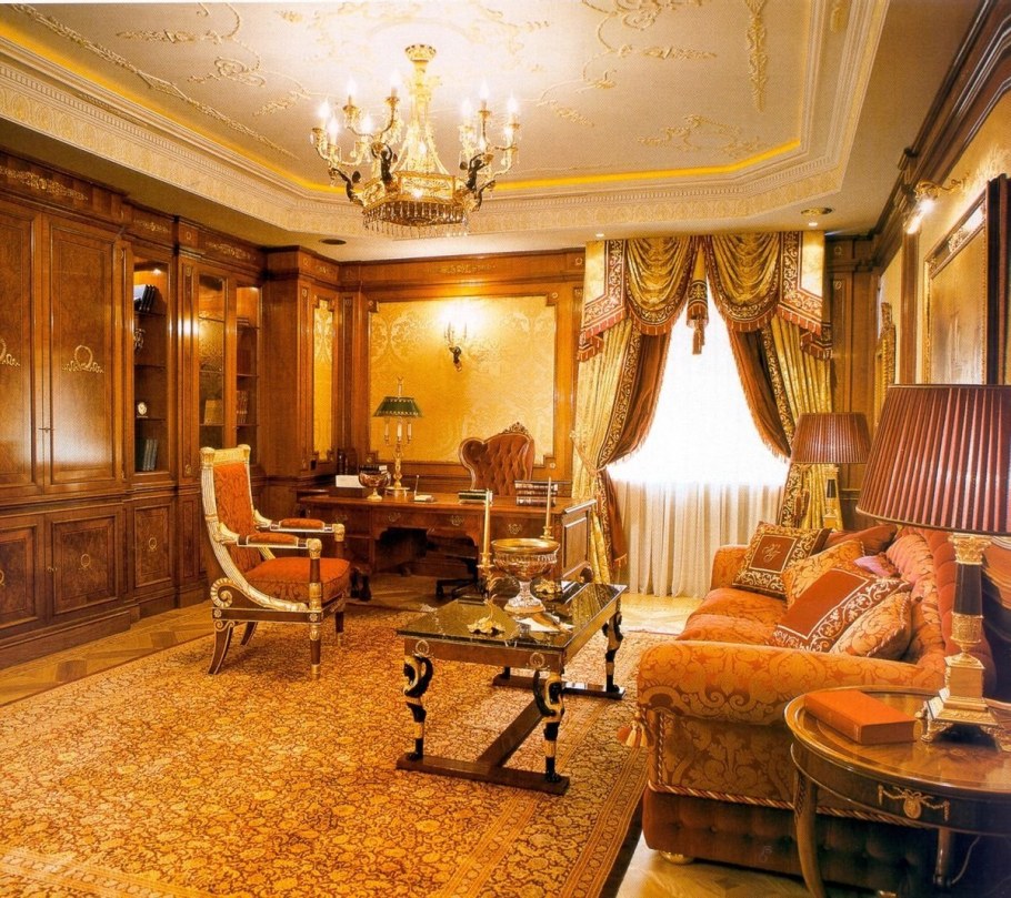 Интерьер кабинет Ампир