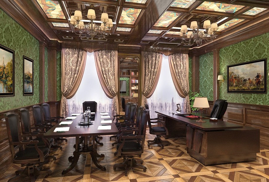 Кабинет в стиле Ампир