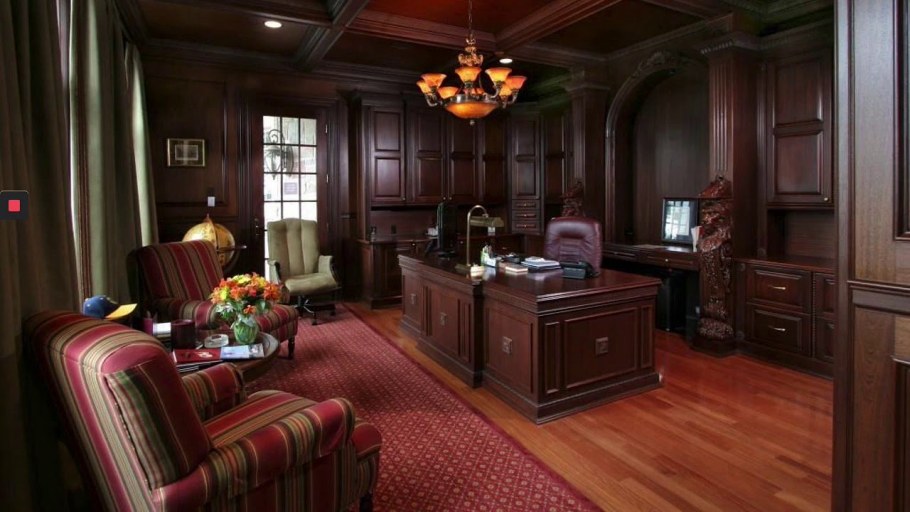 Кабинет интерьер староанглийский