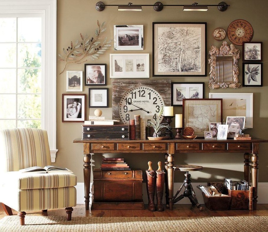 Винтажный интерьер