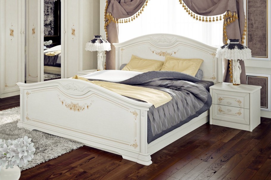 Двуспальная кровать Лючия см-235.01.01