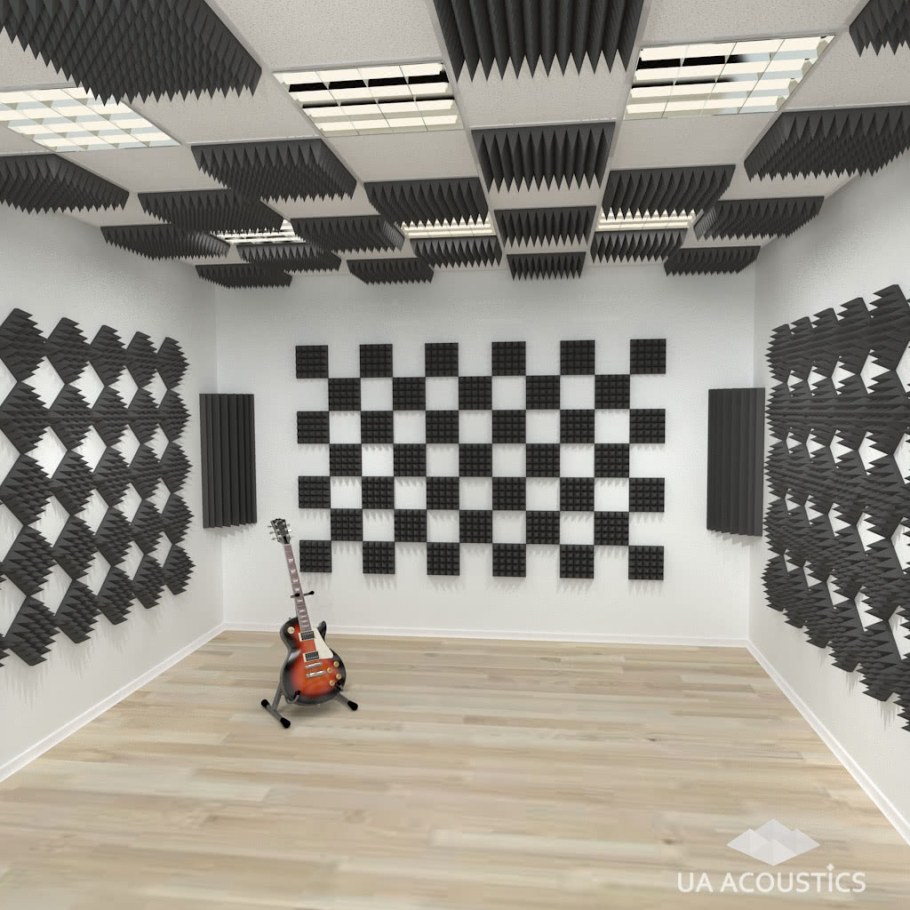 Звукоизоляция пирамида акустический поролон