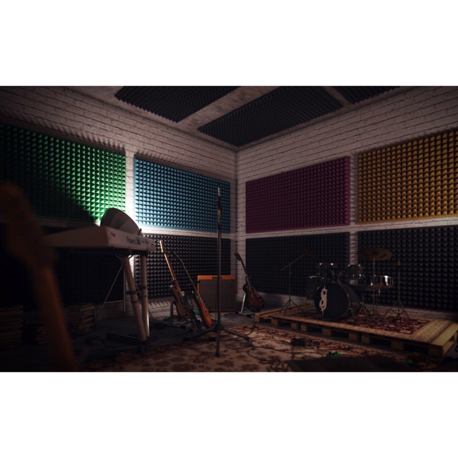 Акустический поролон пирамида 70