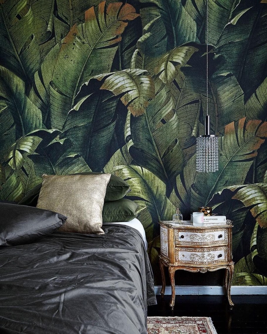 Шинуазри с пальмовым листьями