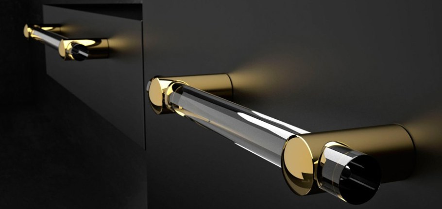 Ручка мебельная прозрачная