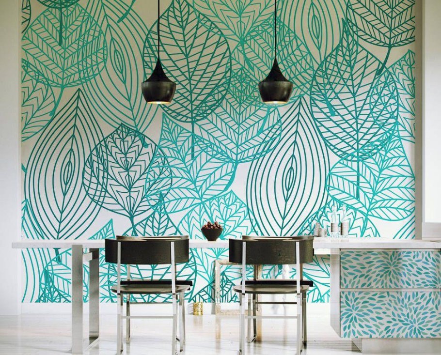 Растительный орнамент в интерьере