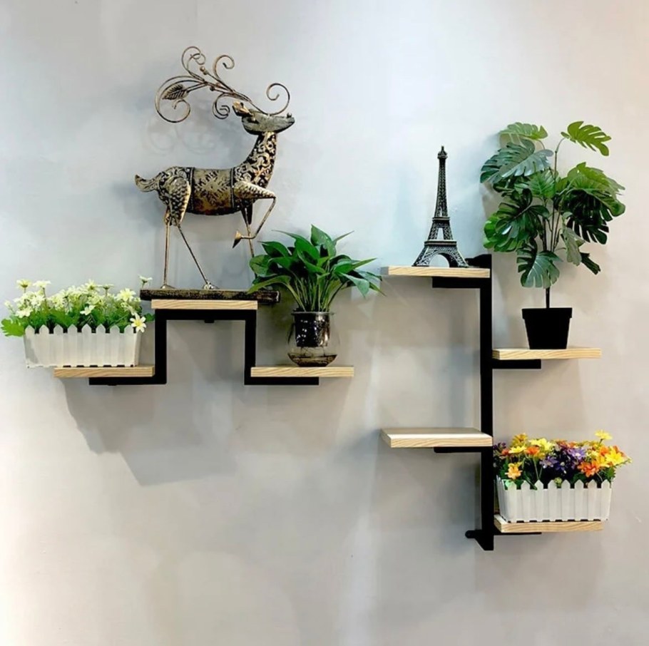 Настенные полки для цветов