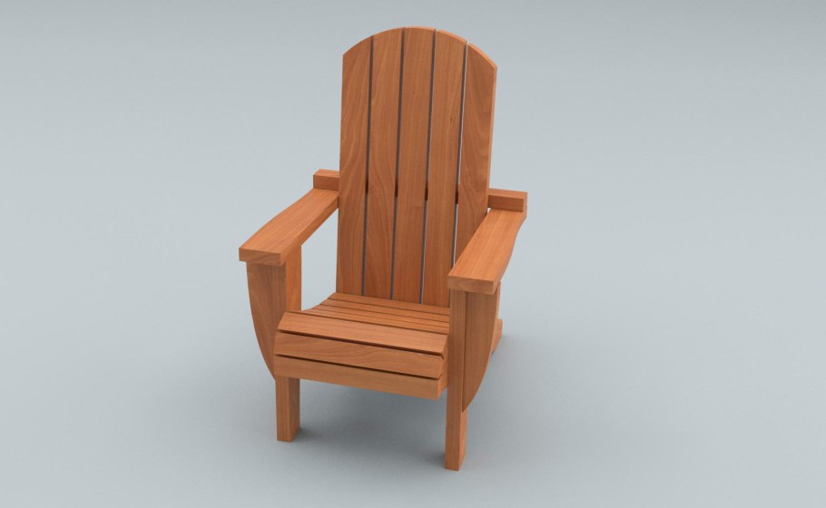 Стул кресло из дерева