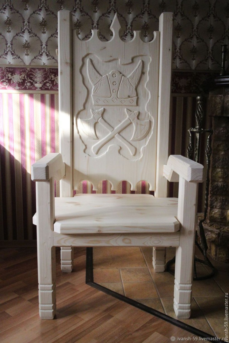 Кресло трон Викинг