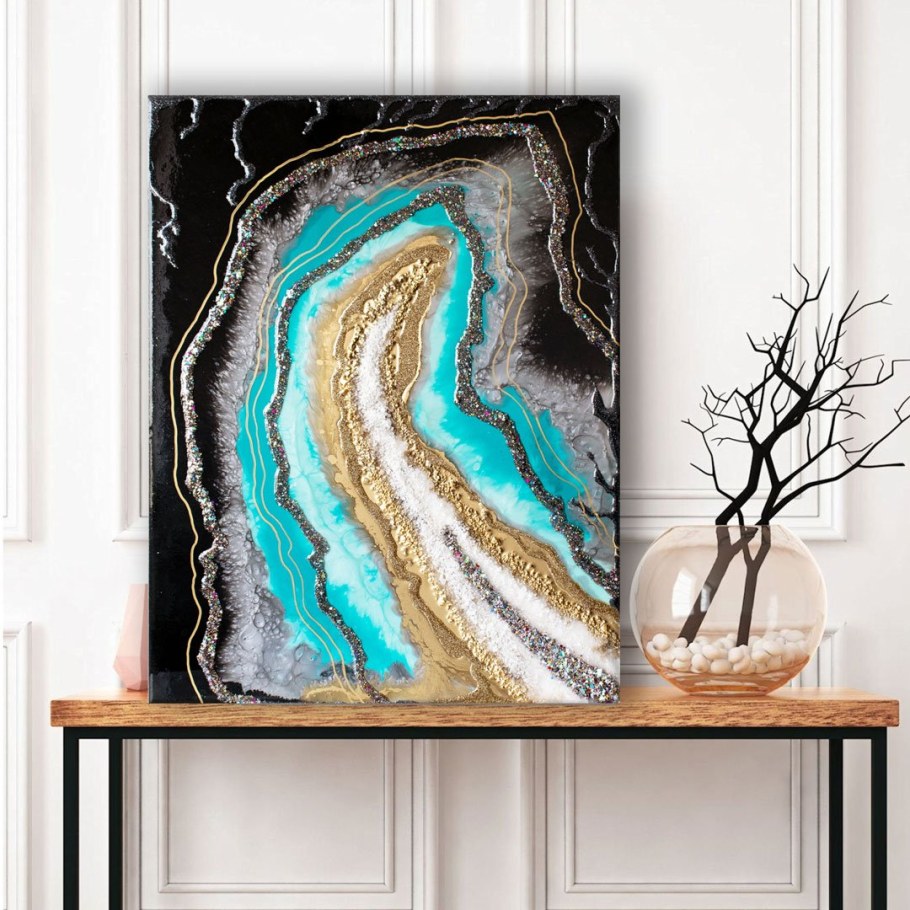 Эпоксидные картины в интерьере