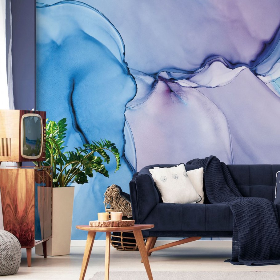 Фотообои флюиды в интерьере