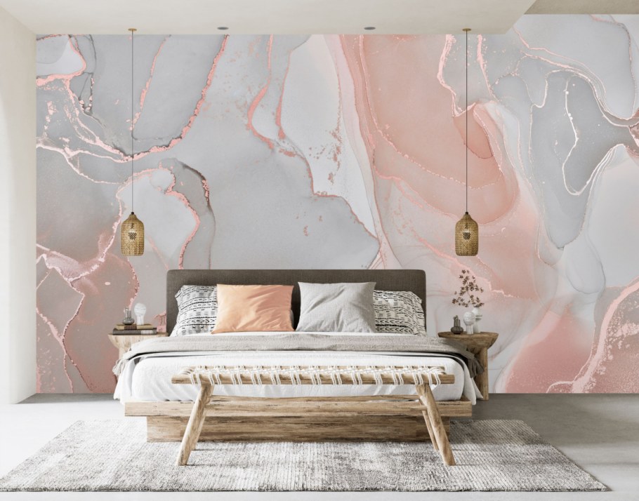 Фреска флюид в интерьере