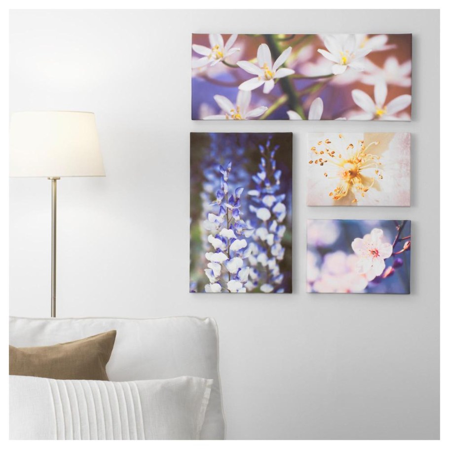 Набор картин икеа ГРОНБИ цветы