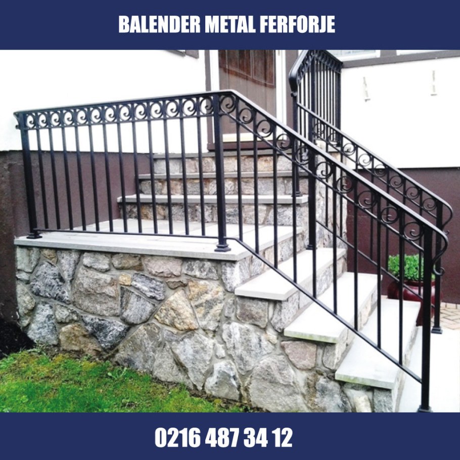 Перила для уличной лестницы