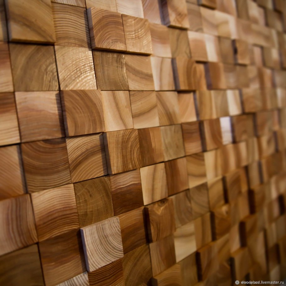 Деревянные 3д панели для стен