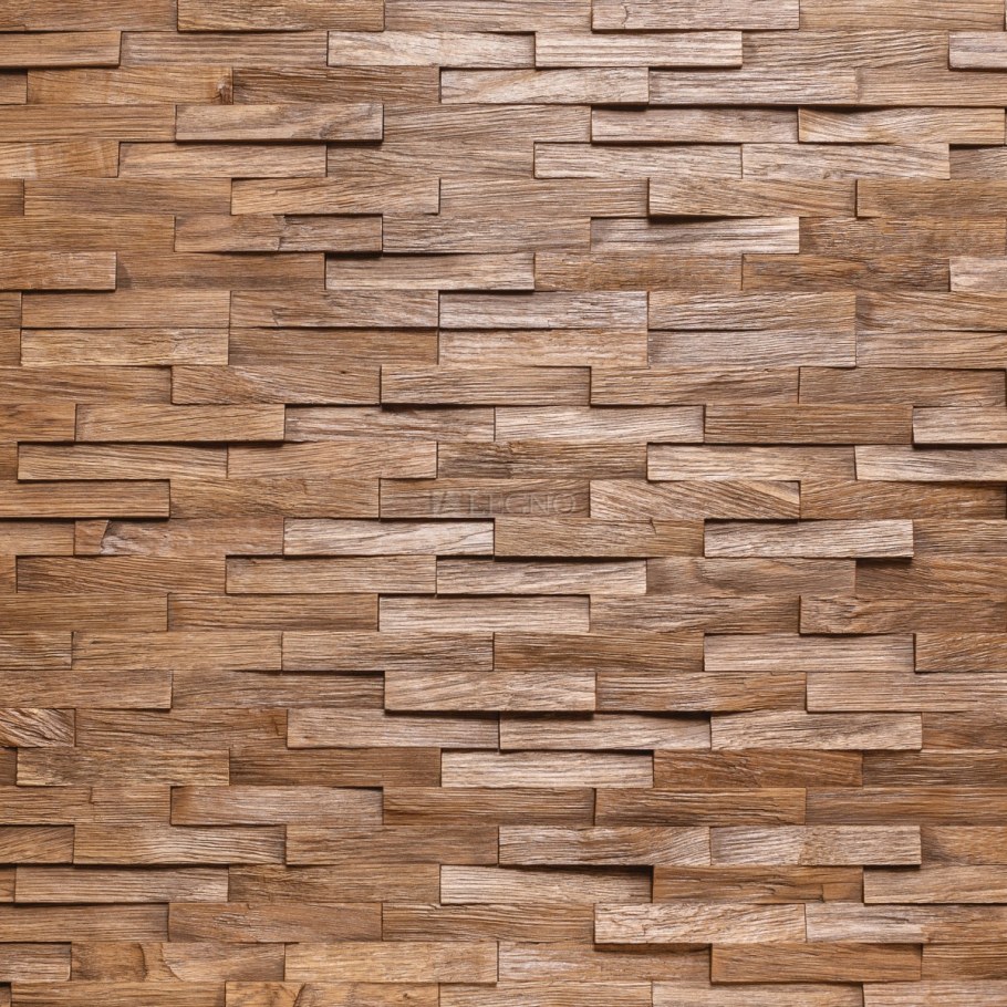 Деревянные стеновые панели 3d Hexagon