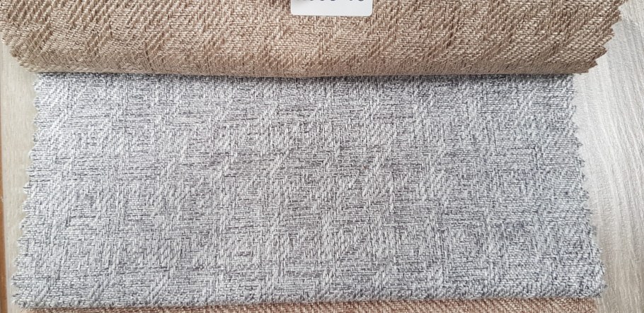 Обои серая рогожка в интерьере