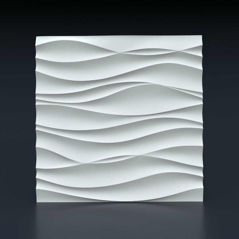 Гипсовая 3d панель – волна Аравийская