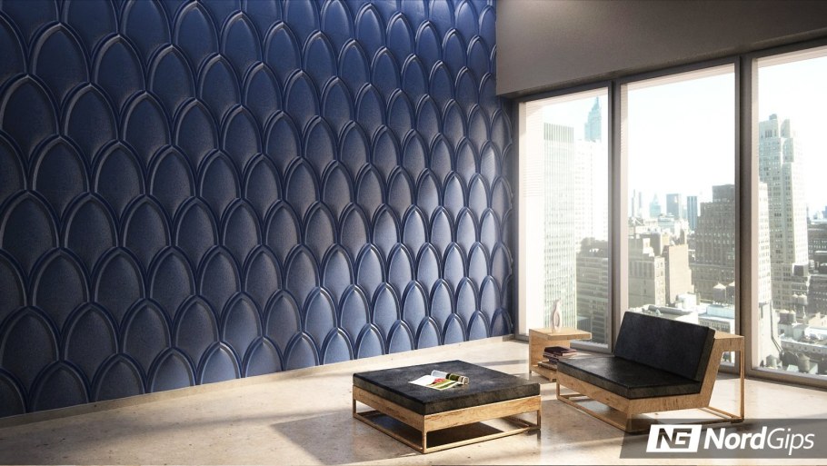 Гипсовая 3d панель "Stahl"