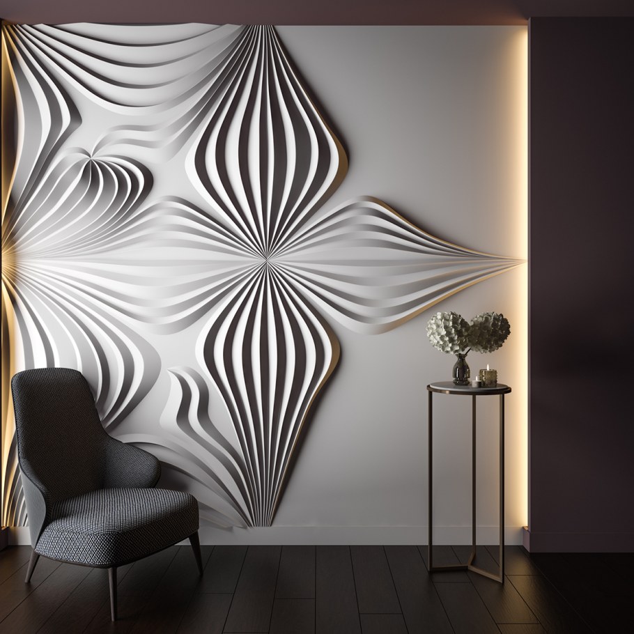 Современный декор стен