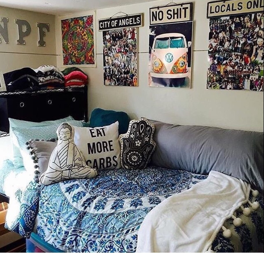 Комната в стиле хиппи из пинтереста
