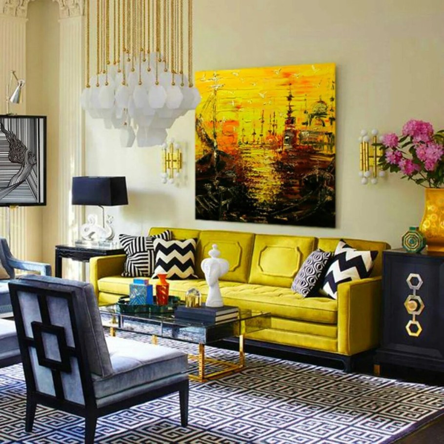 Современная живопись в интерьере