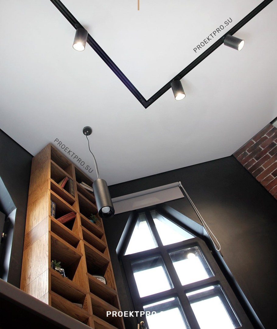 Теневой потолок в интерьере