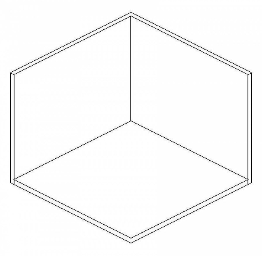 Макет пустой комнаты