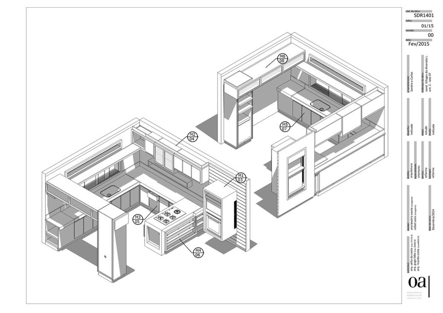 Аксонометрия в дизайне интерьера