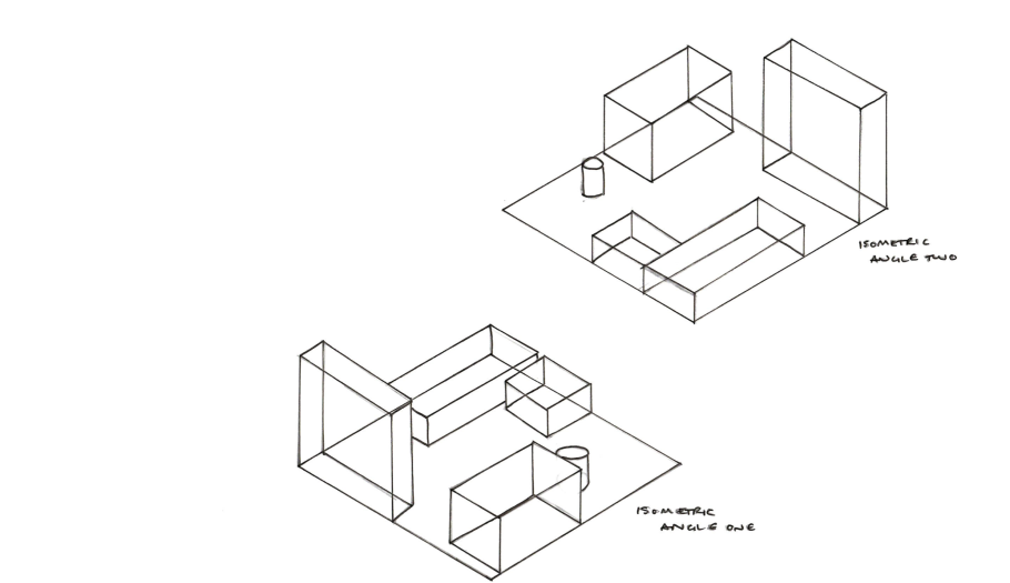 Изометрическая проекция сетки