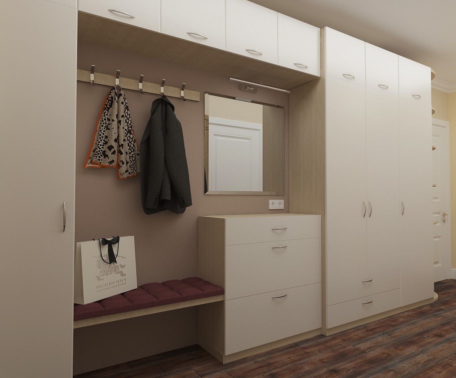 Вместительный шкаф в прихожую