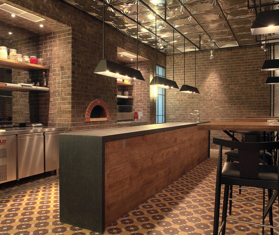 Пиццерия в стиле лофт