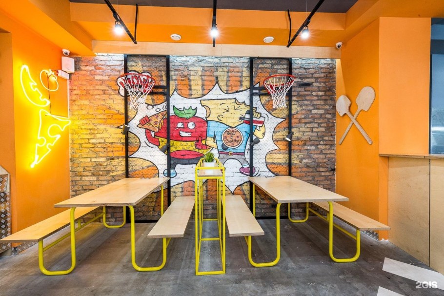 Детская комната в пиццерии