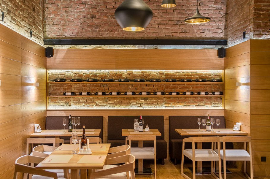 Интерьер пиццерии в итальянском стиле