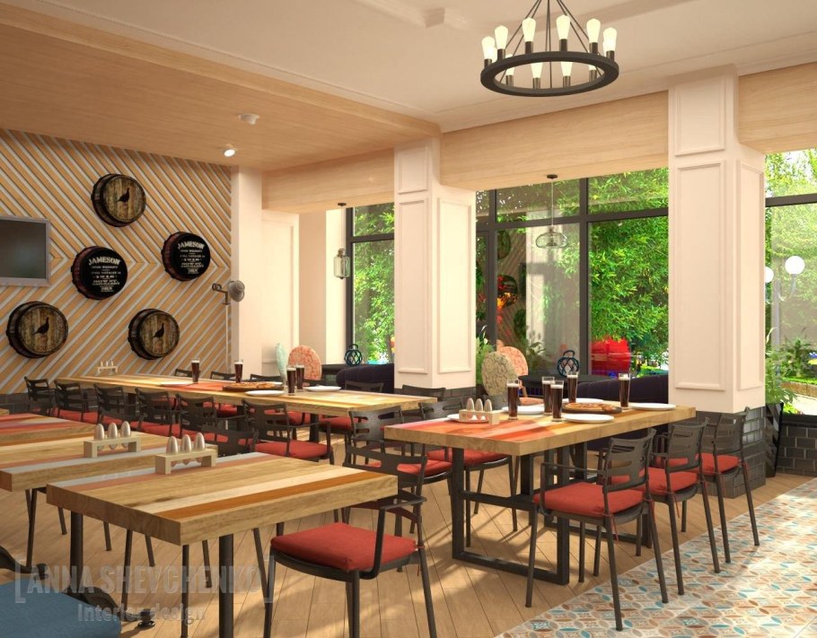 Современная пиццерия