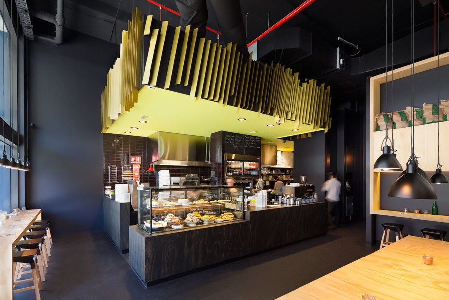 Интерьер фаст фуда