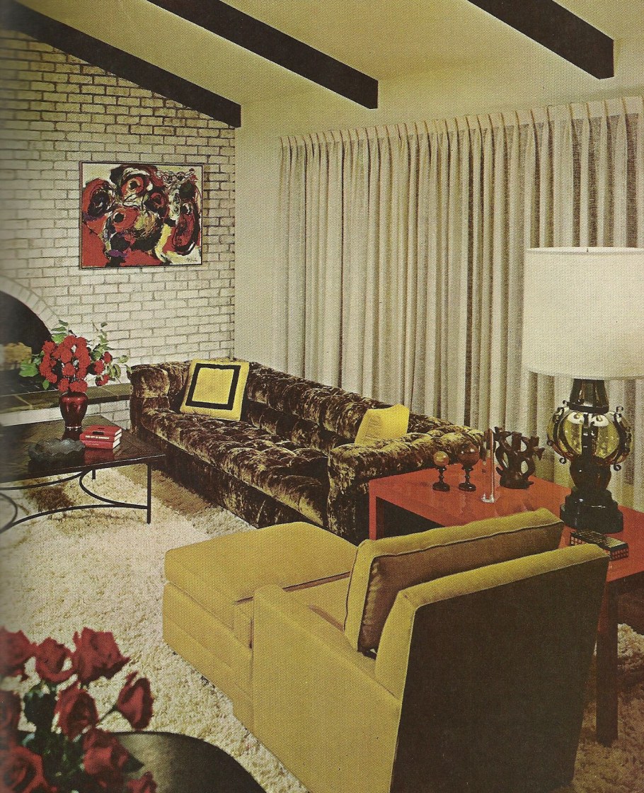 Интерьер в стиле 70-х