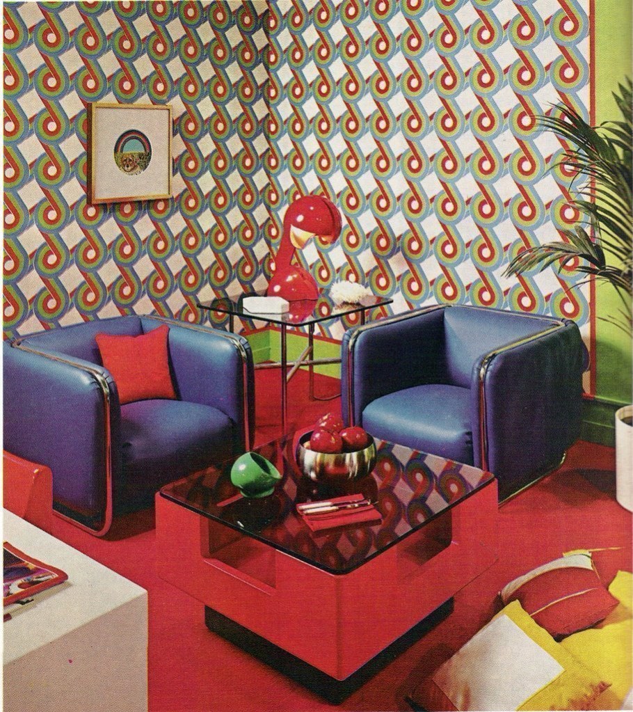 60 Е В Америке стиль в интерьере