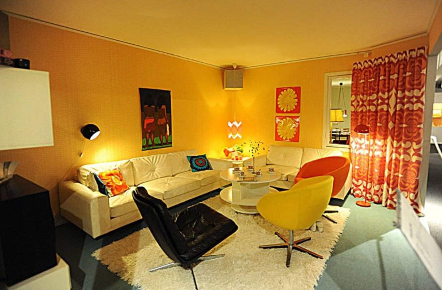 Интерьер в стиле 70-х