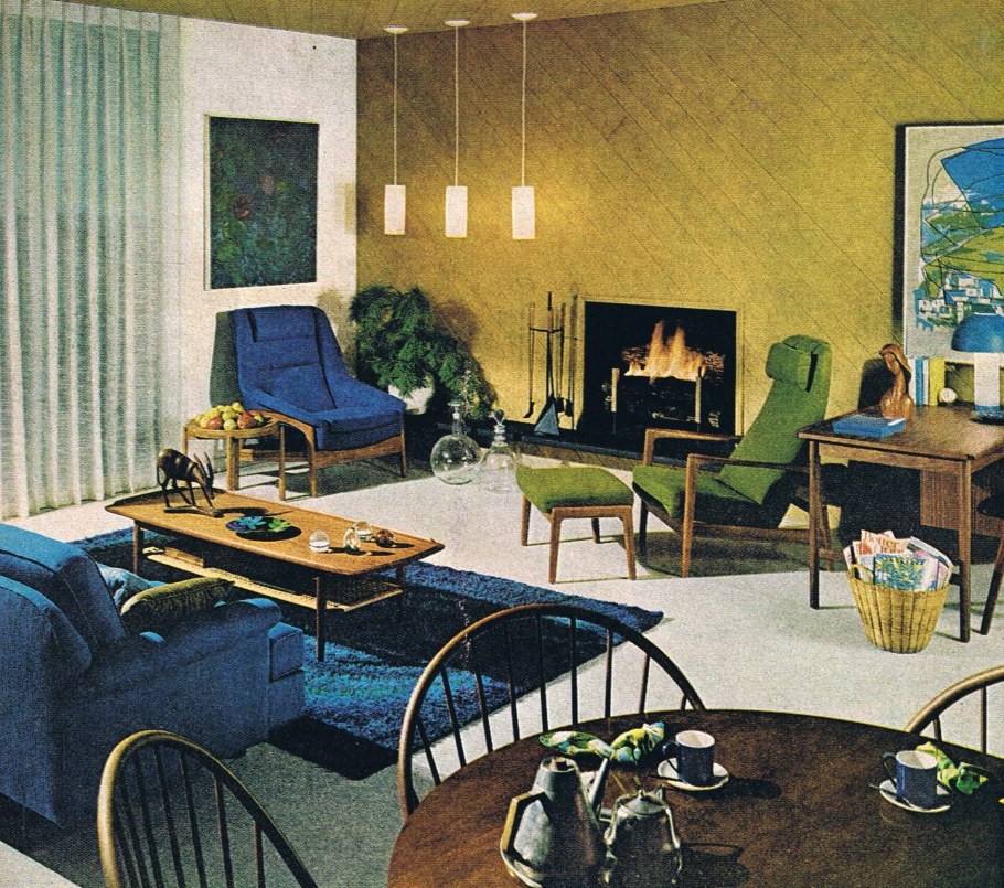 Интерьер в стиле МИД сенчури Модерн