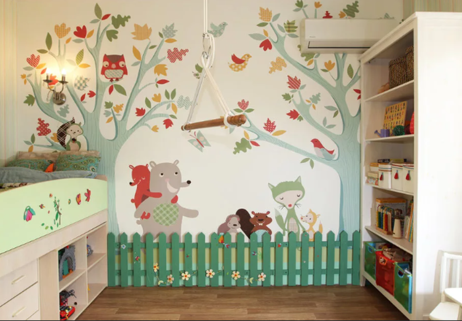 Роспись детской комнаты