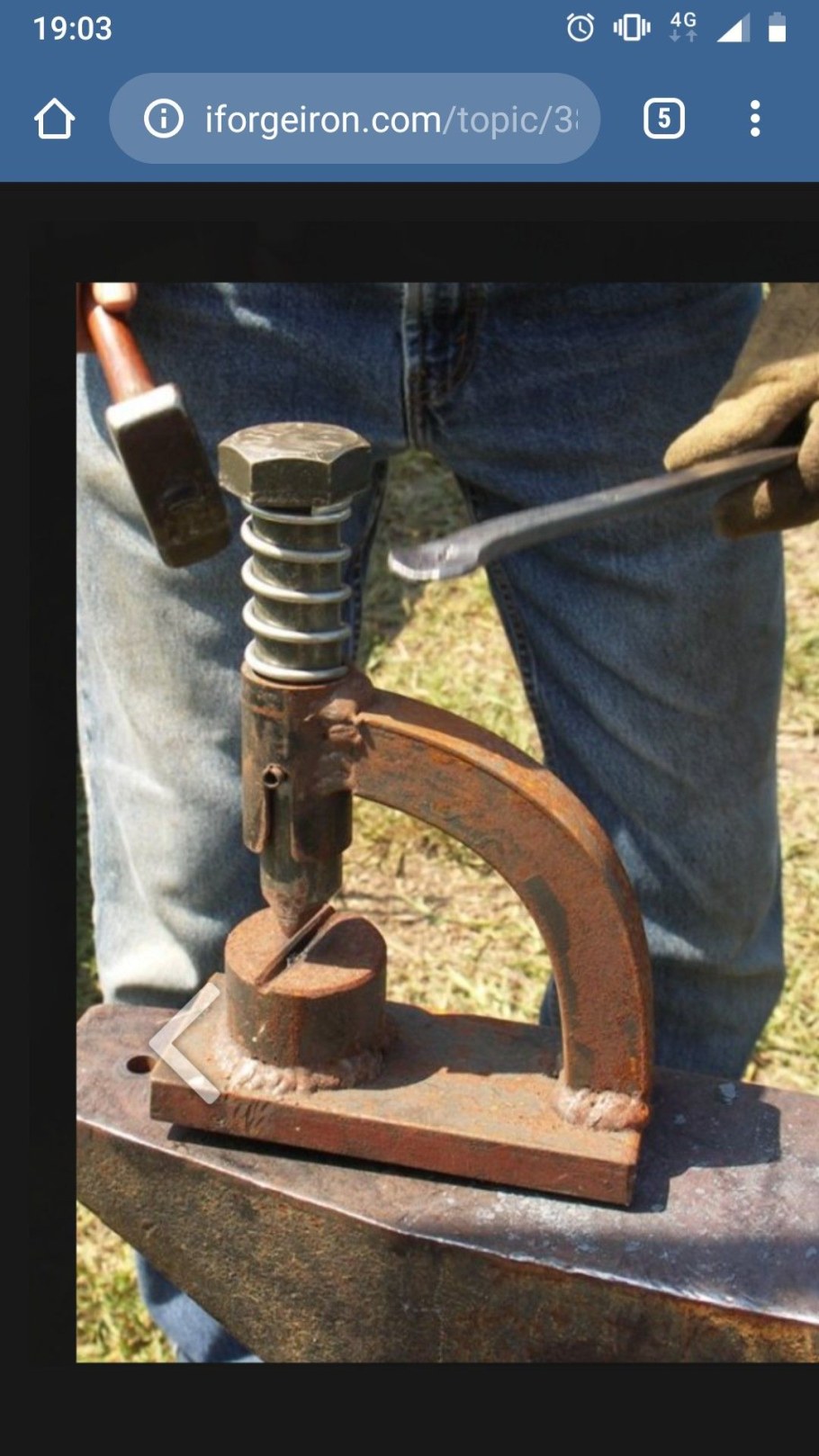 Ковка кузнечный молот