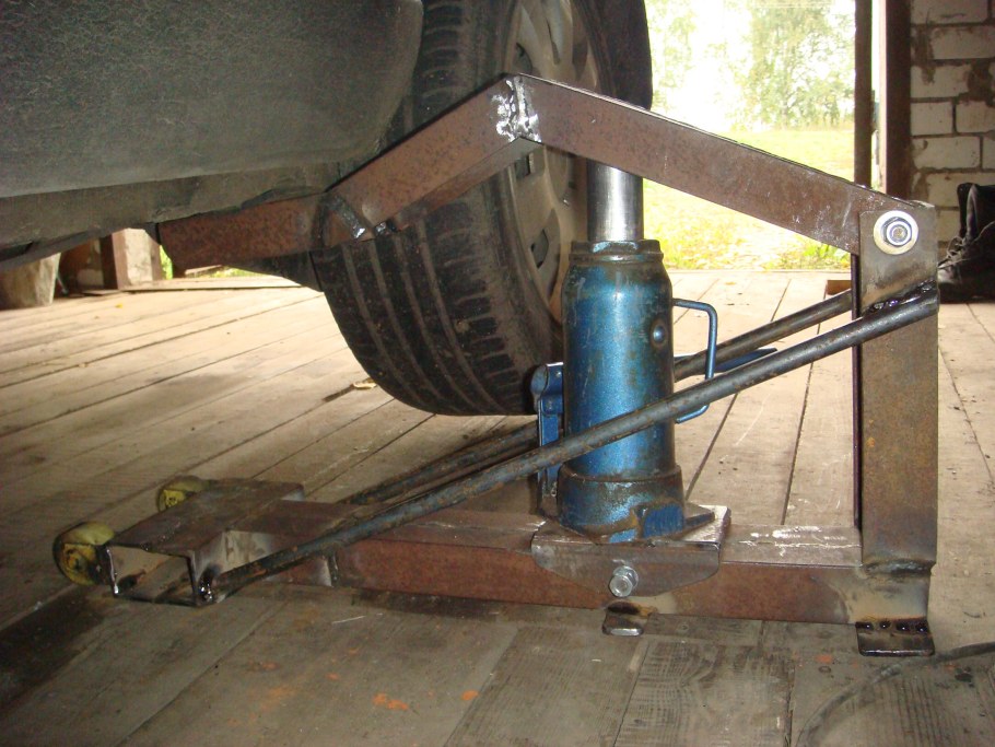 Самодельный домкрат для автомобиля