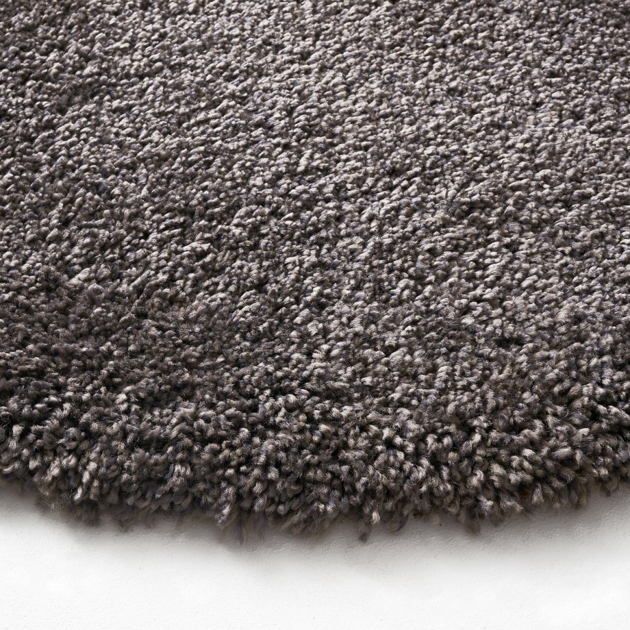 Ковер черный с длинным ворсом 3х2м