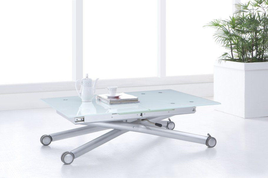 Журнальный стол трансформер в2145 белый