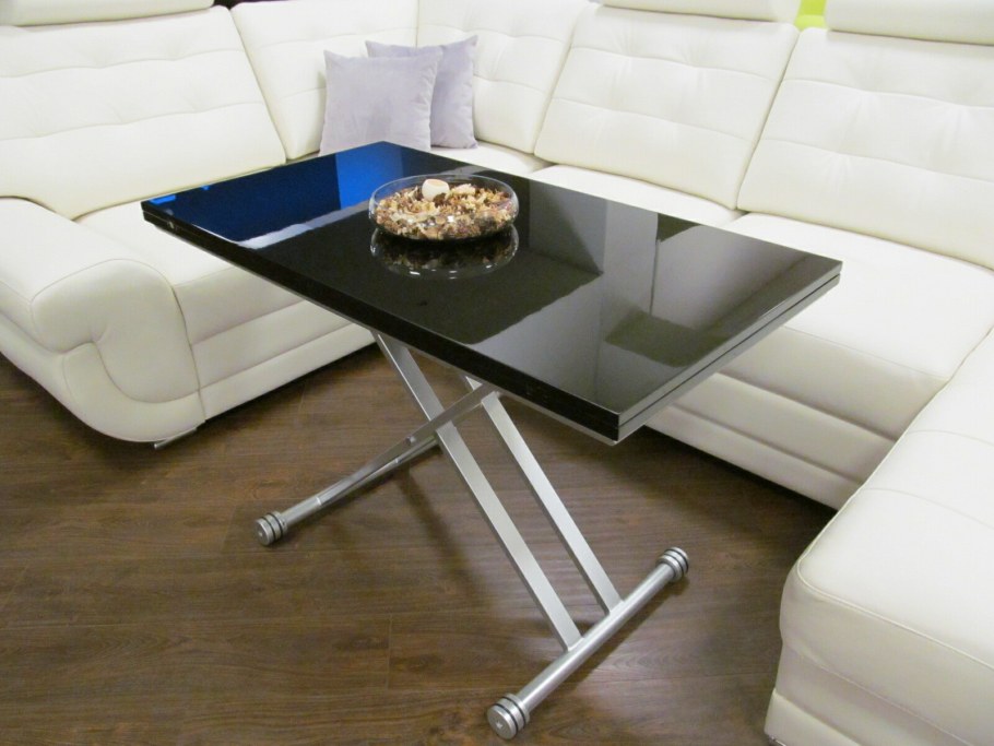 В2166 стол трансформер черный