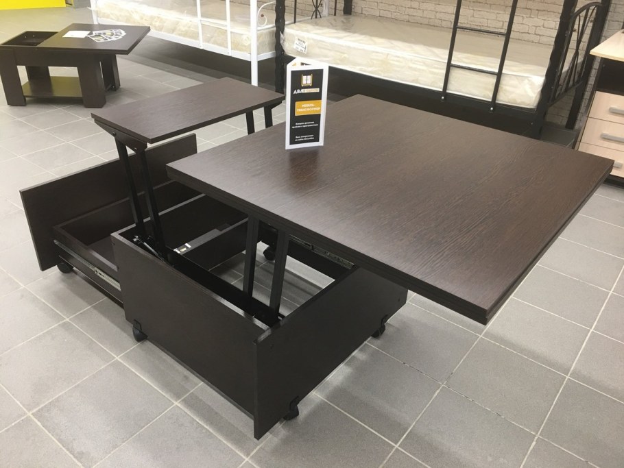 Техно стол трансформер (венге) (Горизонт)